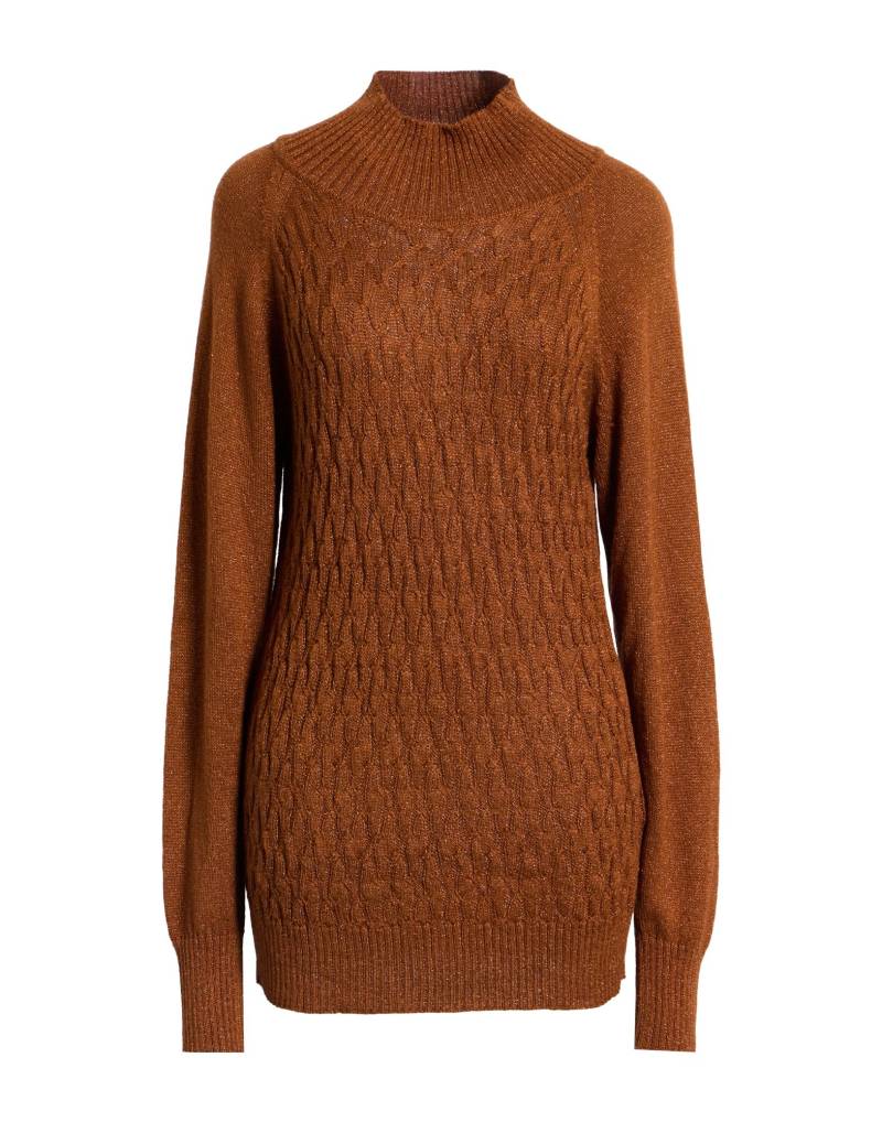 CRISTINA GAVIOLI Rollkragenpullover Damen Braun von CRISTINA GAVIOLI