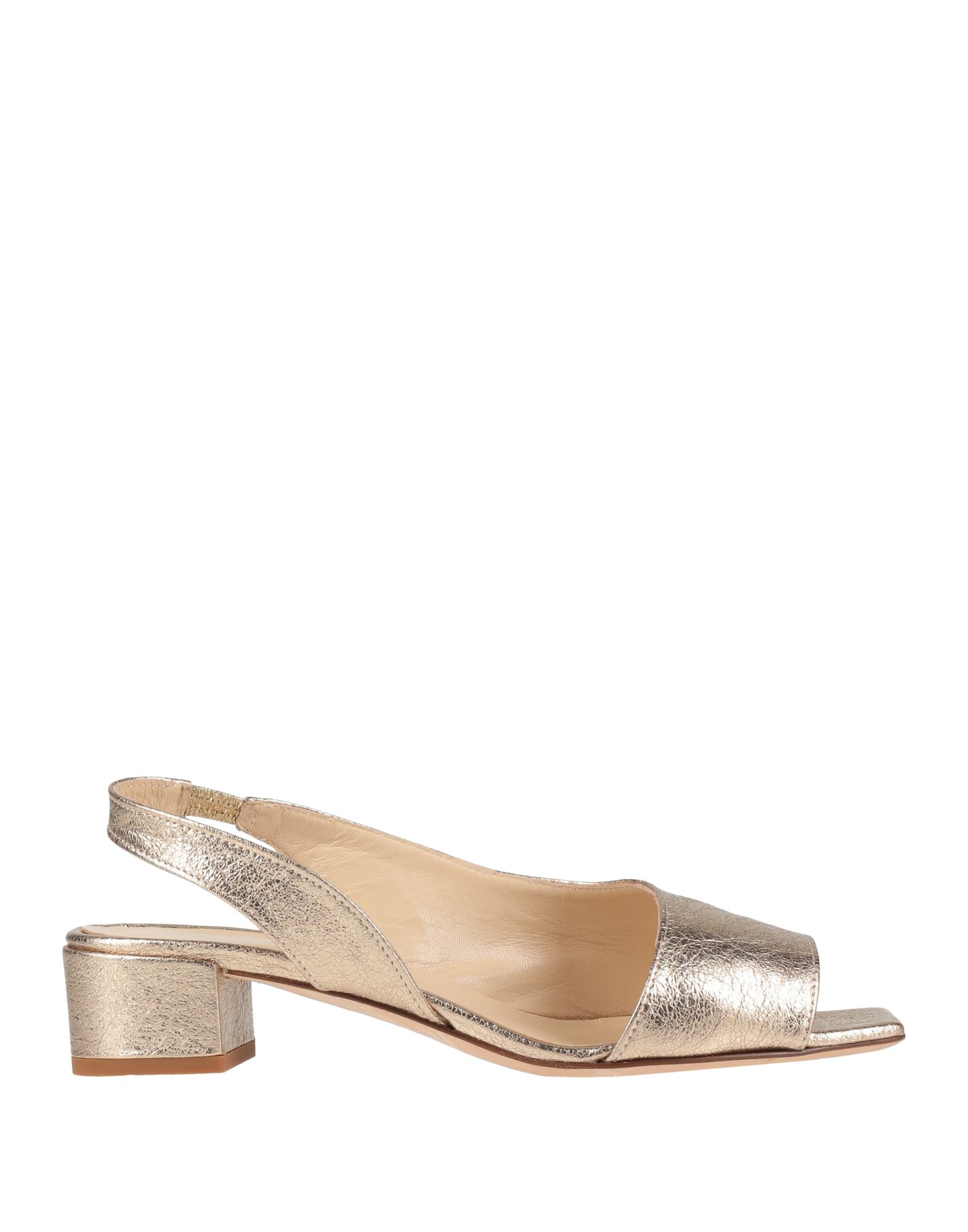 CRISTINA MILLOTTI Sandale Damen Gold von CRISTINA MILLOTTI
