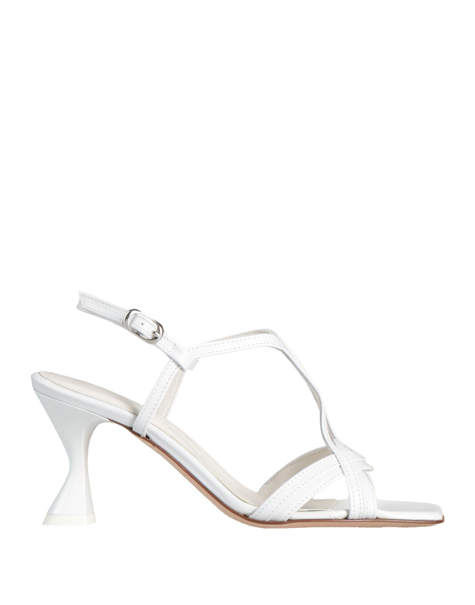 CRISTINA MILLOTTI Sandale Damen Weiß von CRISTINA MILLOTTI