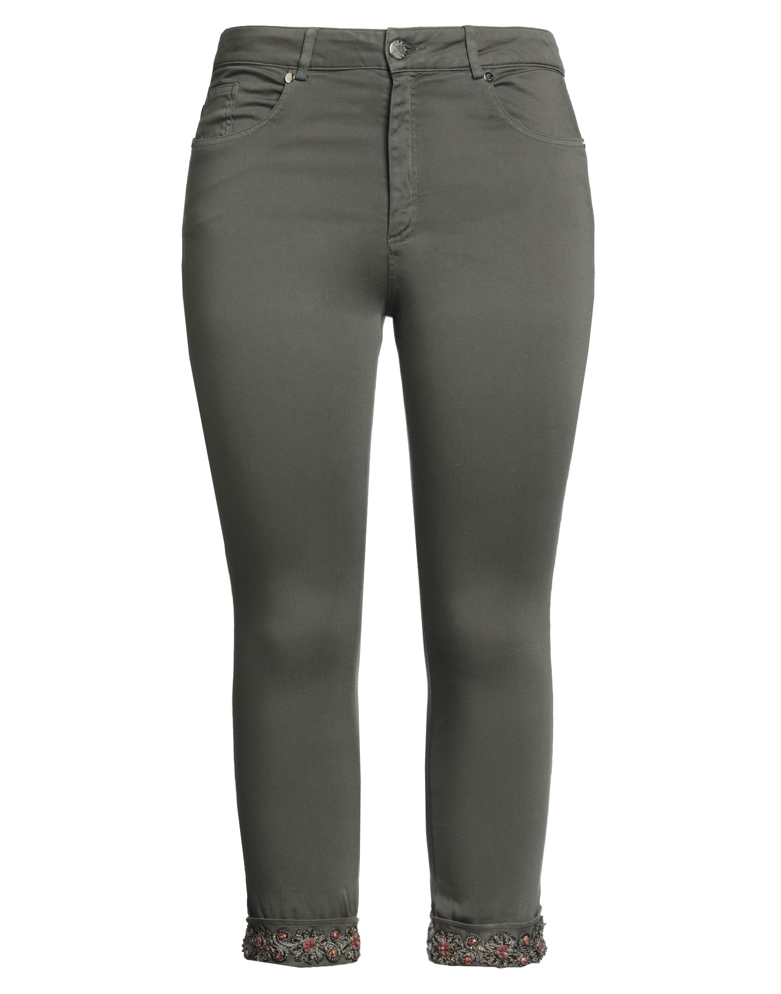 CRISTINAEFFE Cropped-hosen Damen Militärgrün von CRISTINAEFFE