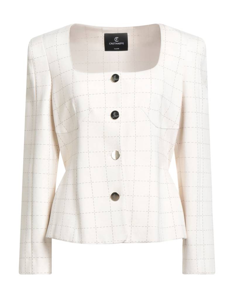 CRISTINAEFFE Jacke & Anorak Damen Cremeweiß von CRISTINAEFFE