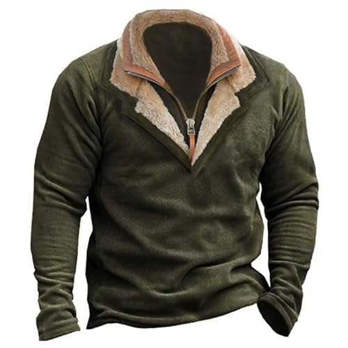 Herren Tactical Combat Shaker Pullover Jacke Herren Winter Warm Fleece Kragen Sweatshirt Army Sweater Herren von CRITOR