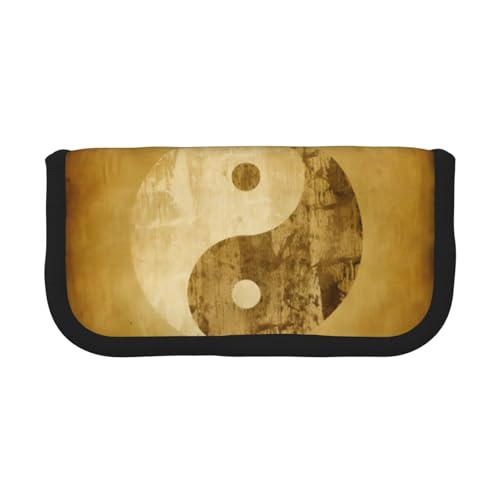 CRJSYCBYB Federmäppchen mit Yin-Yang-Symbol, bedrucktes Federmäppchen, Schreibwaren-Organizer, tragbares Federmäppchen, Schwarz , Einheitsgröße, Münzfach CRJSYCBYB Federmäppchen mit Yin-Yang-Symbol, bedrucktes Federmäppchen, Schreibwaren-Organizer, tragbares Federmäppchen, Schwarz , Einheitsgröße, Münzfach von CRJSYCBYB