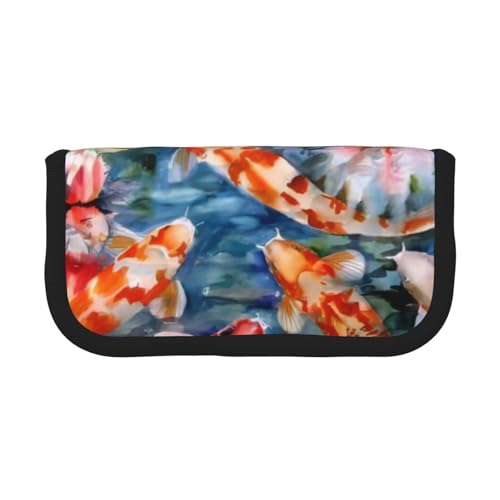 CRJSYCBYB Federmäppchen mit japanischem Koi-Fisch, bedrucktes Federmäppchen, Schreibwaren-Organizer, tragbares Federmäppchen, Schwarz , Einheitsgröße, Münzfach CRJSYCBYB Federmäppchen mit japanischem Koi-Fisch, bedrucktes Federmäppchen, Schreibwaren-Organizer, tragbares Federmäppchen, Schwarz , Einheitsgröße, Münzfach von CRJSYCBYB