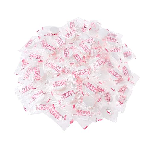 CRLLDPM 30 Stücke Komprimierte Papier Maske Hautpflege Compress Gesichtsmaske DIY Komprimierte Gesicht Masken Reiner Baumwolle, Zur Gesichtspflege von CRLLDPM