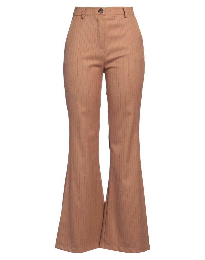 CROCHÈ Hose Damen Braun von CROCHÈ