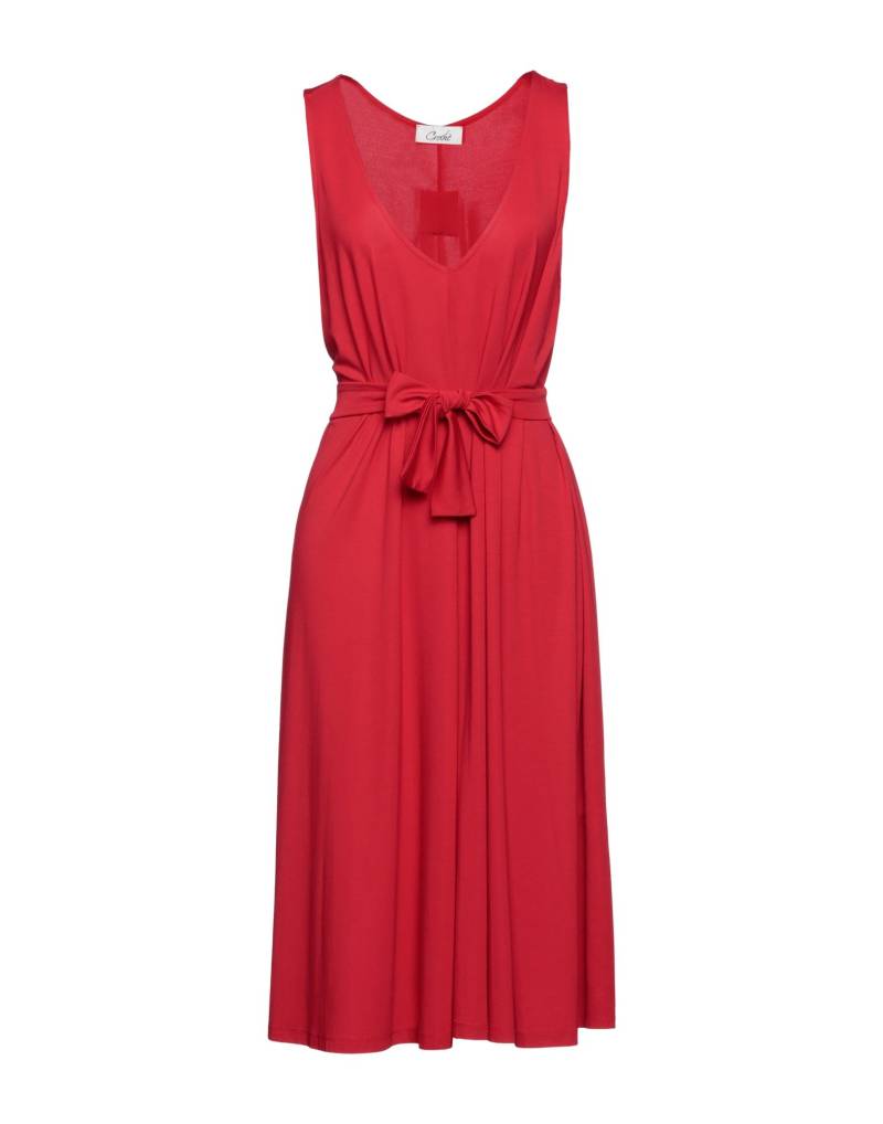 CROCHÈ Midi-kleid Damen Rot von CROCHÈ