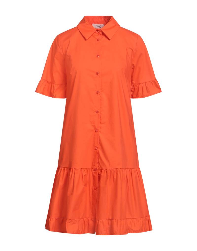 CROCHÈ Mini-kleid Damen Orange von CROCHÈ