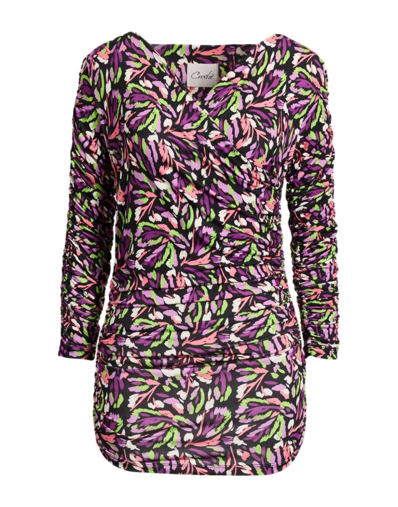 CROCHÈ Mini-kleid Damen Violett von CROCHÈ
