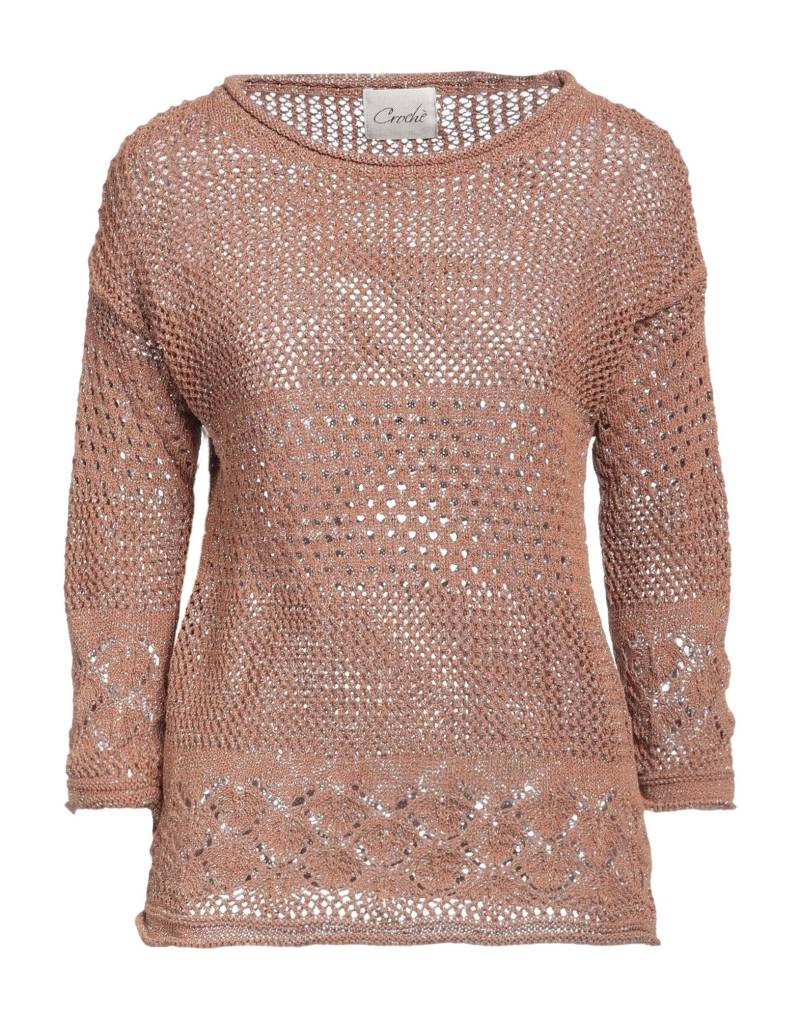 CROCHÈ Pullover Damen Braun von CROCHÈ