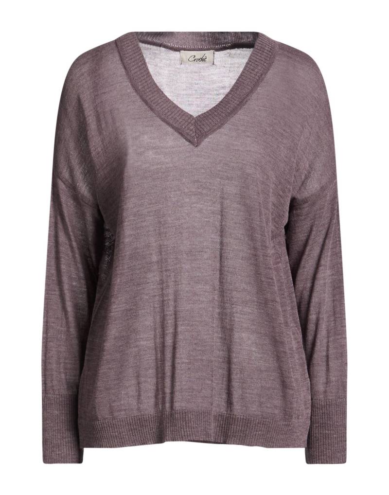 CROCHÈ Pullover Damen Dunkelviolett von CROCHÈ