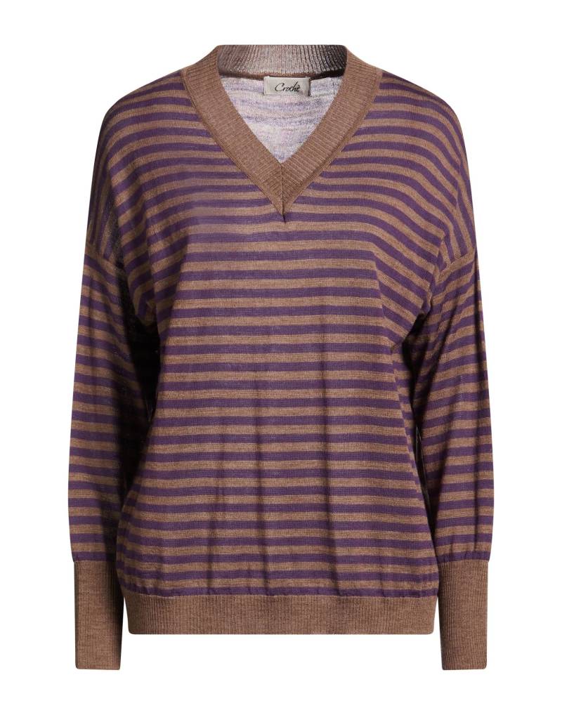 CROCHÈ Pullover Damen Violett von CROCHÈ
