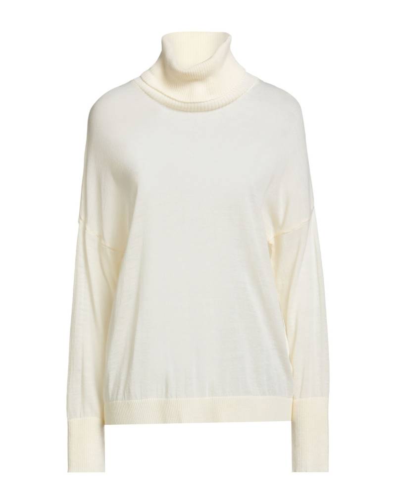 CROCHÈ Rollkragenpullover Damen Cremeweiß von CROCHÈ