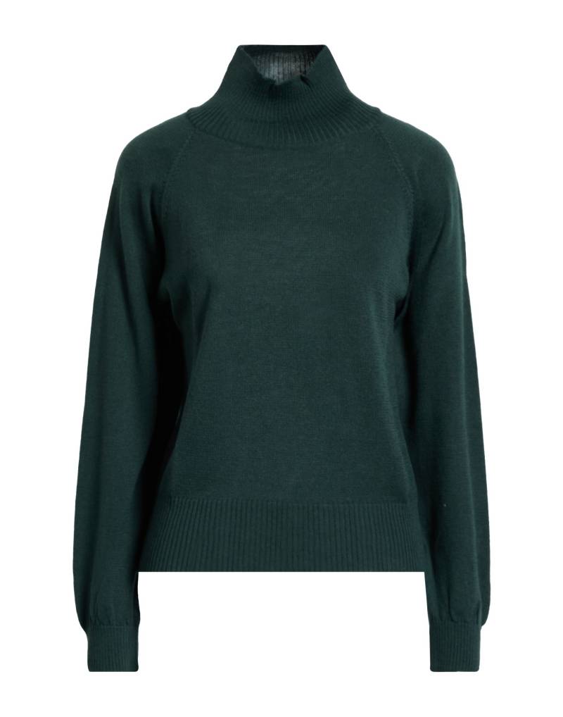 CROCHÈ Rollkragenpullover Damen Dunkelgrün von CROCHÈ