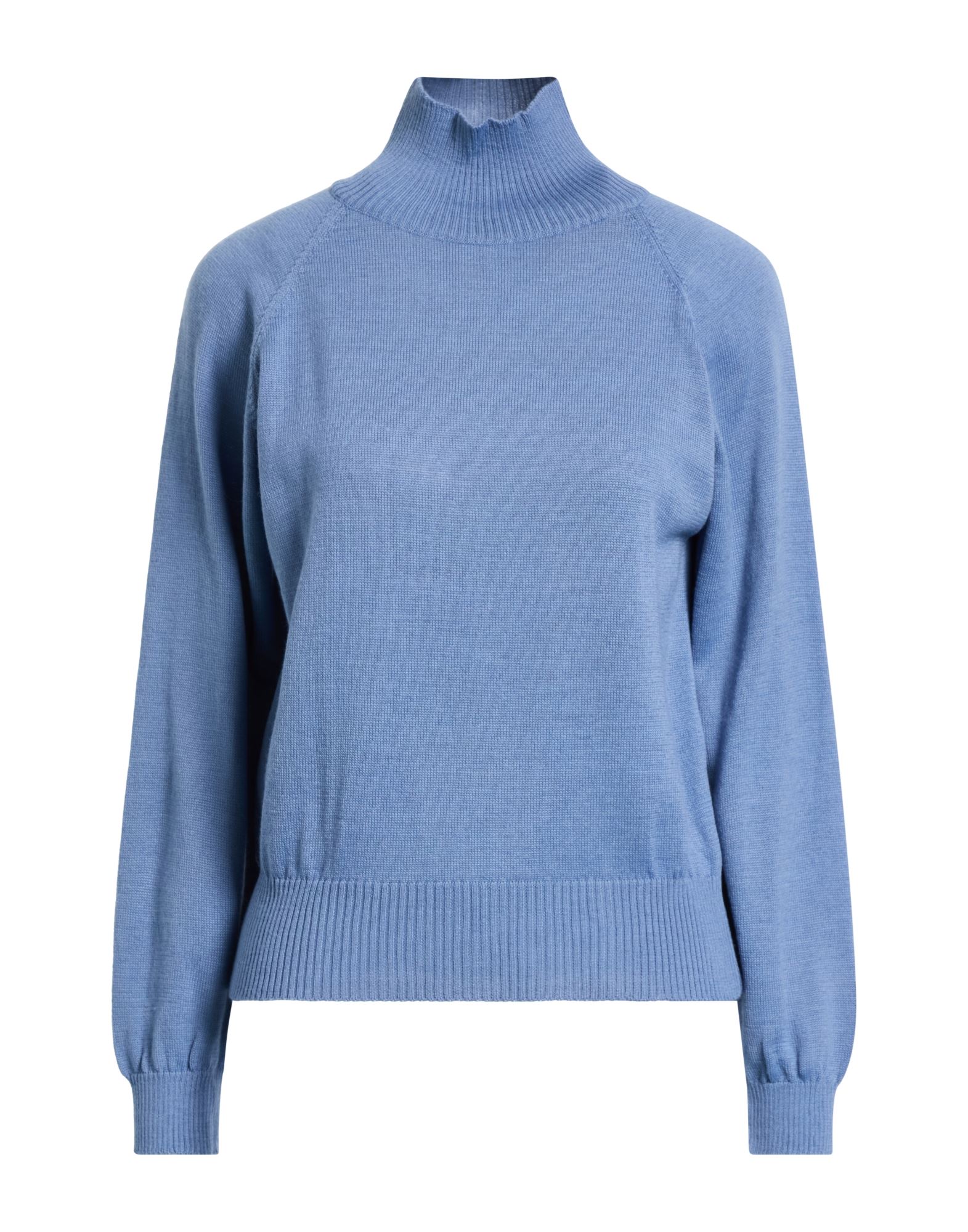 CROCHÈ Rollkragenpullover Damen Hellblau von CROCHÈ