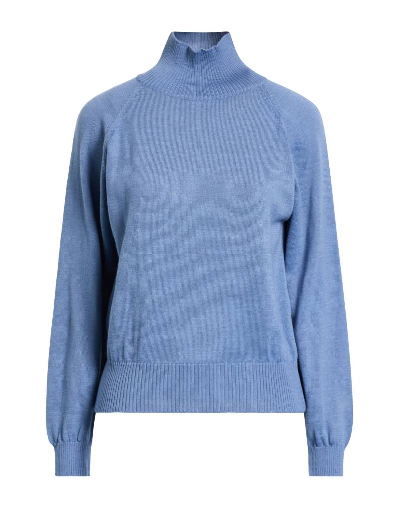 CROCHÈ Rollkragenpullover Damen Hellblau von CROCHÈ