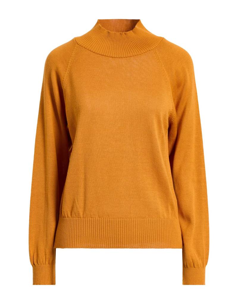 CROCHÈ Rollkragenpullover Damen Ringelblume von CROCHÈ