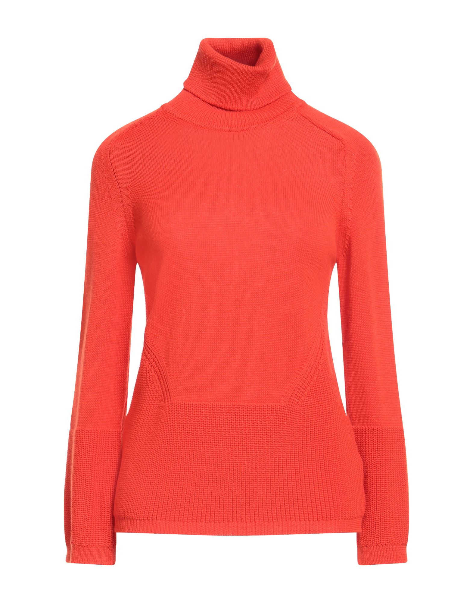 CROCHÈ Rollkragenpullover Damen Tomatenrot CROCHÈ Rollkragenpullover Damen Tomatenrot von CROCHÈ