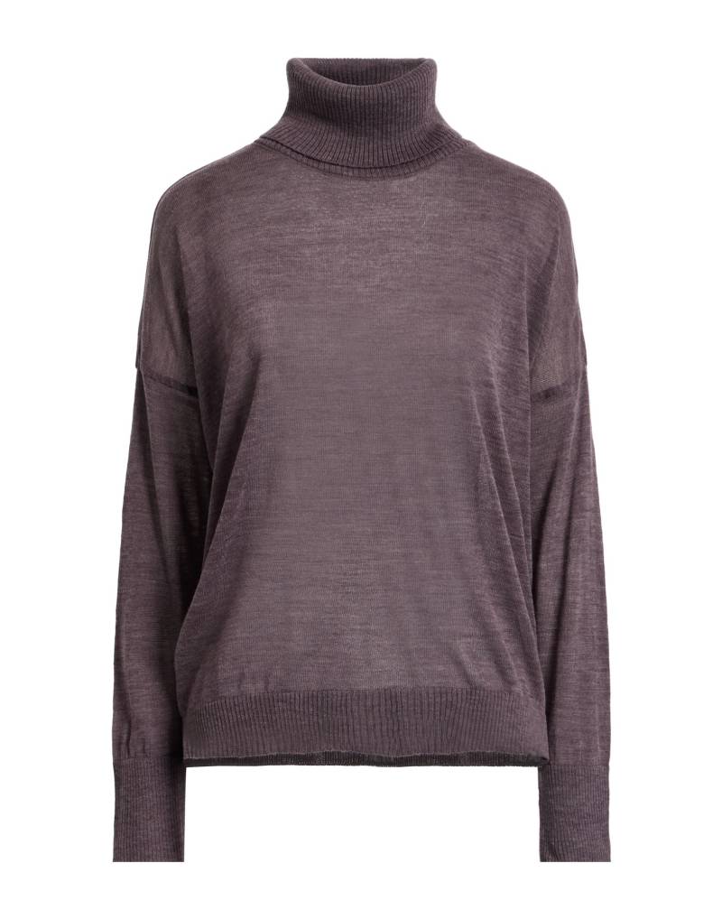 CROCHÈ Rollkragenpullover Damen Violett von CROCHÈ