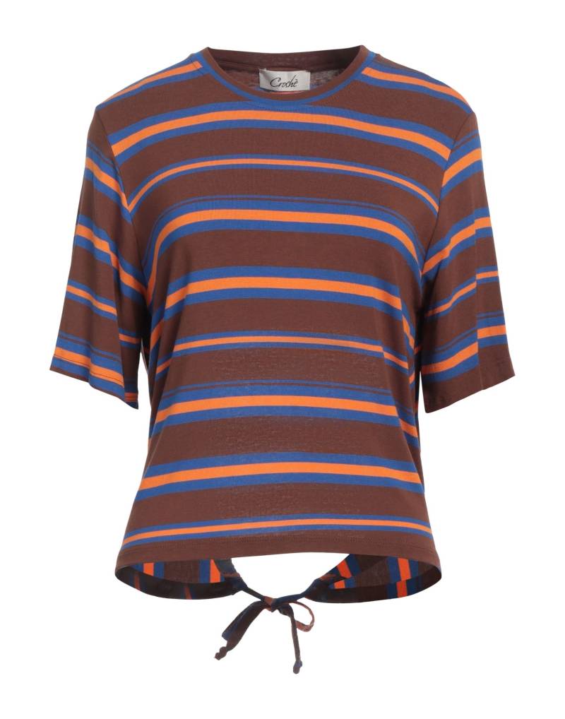 CROCHÈ T-shirts Damen Braun von CROCHÈ