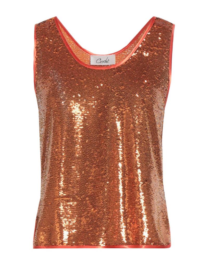 CROCHÈ Top Damen Kupfer von CROCHÈ