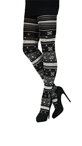 CRÖNERT Damen Strumpfhose Wintertraum 72409 schwarz Gr. 40/42 von CRÖNERT