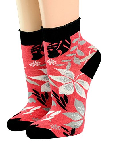 CRÖNERT Kurzsocken Söckchen Design Hawaii (39-42, pink) von CRÖNERT