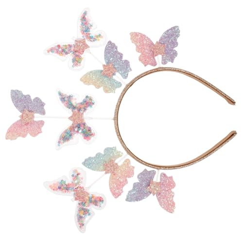 Stirnband Haargummi Haarbänder Haarschmuck Kopfband Tiara Kinder Haarreifen Kinder Glitzerpuder Haarschmuck Haarschmuck Kunststoff Kind Grace Flash Powder1156 von CROKZ