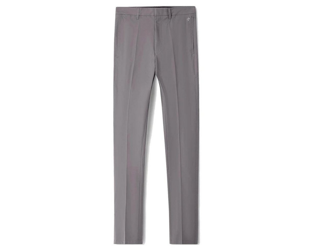 CROSS Golfhose Cross Mens Byron Tech Chino 34 Inch Steel Grey von CROSS