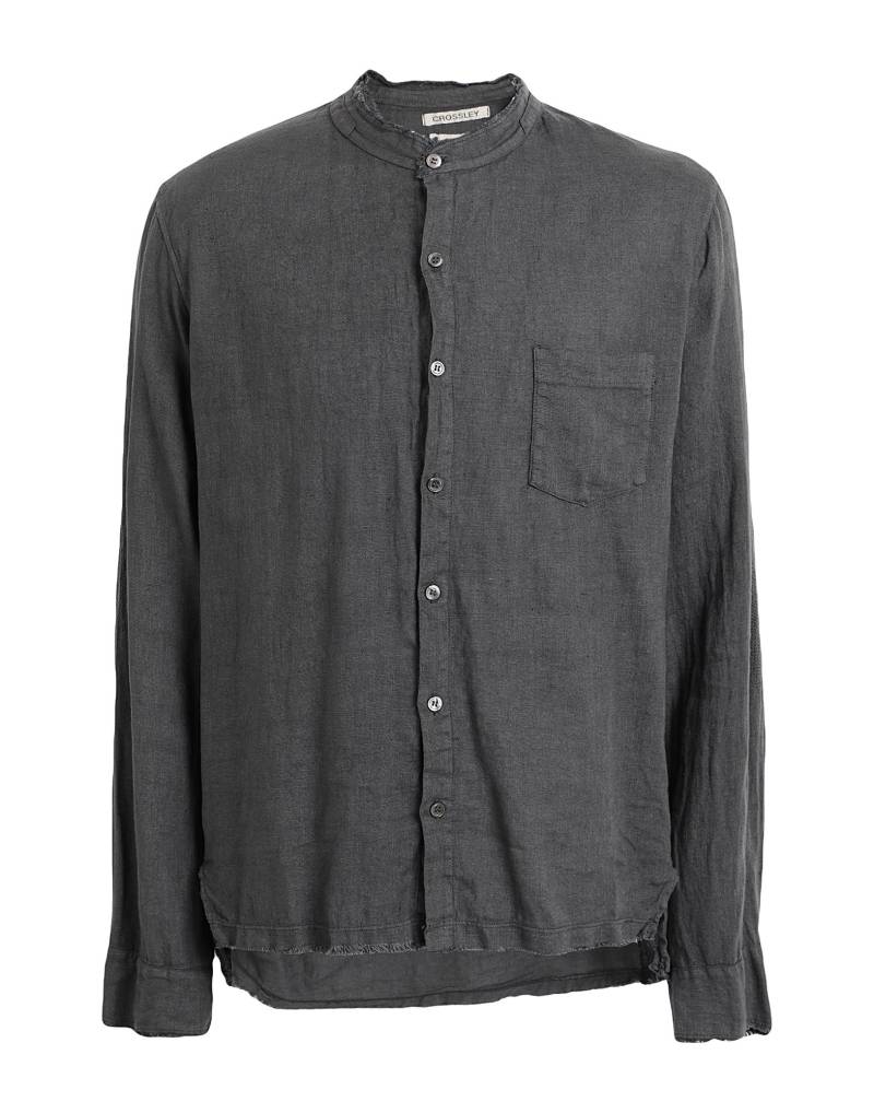 CROSSLEY Hemd Herren Braungrau von CROSSLEY