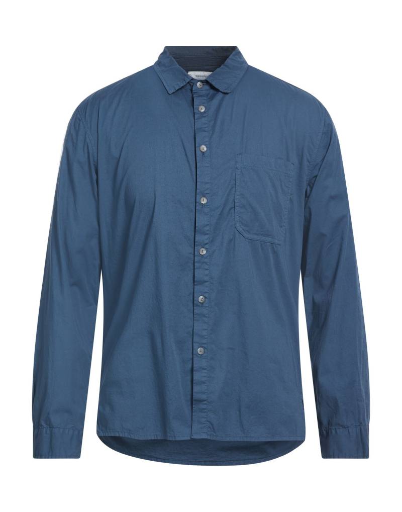CROSSLEY Hemd Herren Taubenblau von CROSSLEY