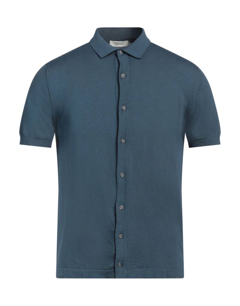CROSSLEY Hemd Herren Taubenblau von CROSSLEY