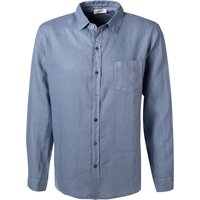 CROSSLEY Herren Hemd blau von CROSSLEY