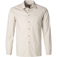 CROSSLEY Herren Hemd beige Leinen von CROSSLEY
