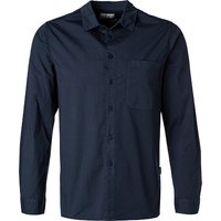 CROSSLEY Herren Hemd blau Leinen von CROSSLEY