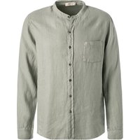 CROSSLEY Herren Hemd grau Leinen von CROSSLEY