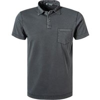 CROSSLEY Herren Polo-Shirt grau Baumwoll-Jersey von CROSSLEY