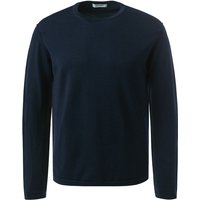 CROSSLEY Herren Pullover blau Wolle unifarben von CROSSLEY