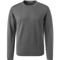 CROSSLEY Herren Pullover Grau Wolle unifarben von CROSSLEY