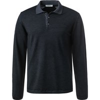 CROSSLEY Herren Pullover blau Wolle unifarben von CROSSLEY