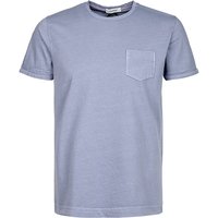 CROSSLEY Herren T-Shirt blau Baumwolle von CROSSLEY