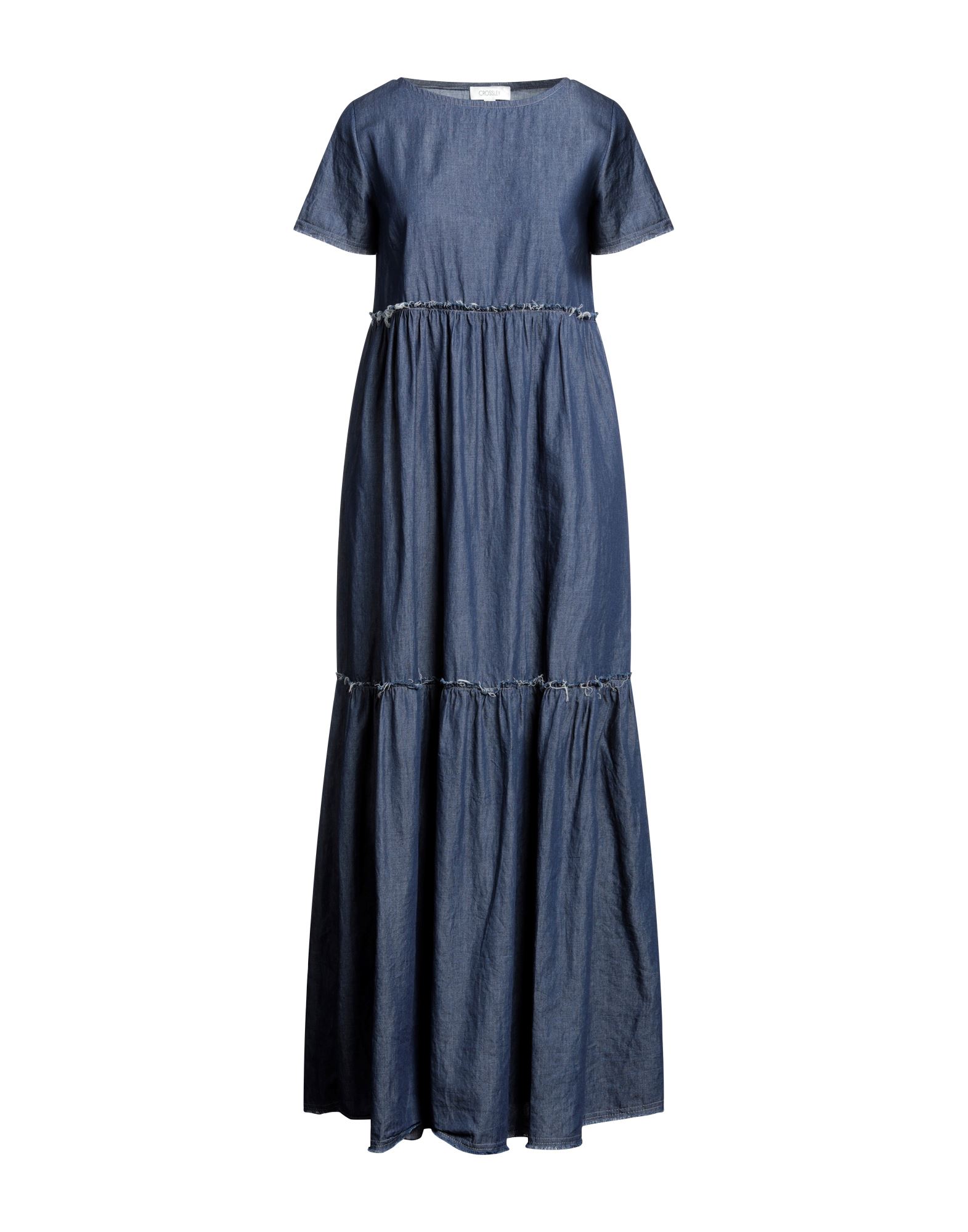 CROSSLEY Midi-kleid Damen Nachtblau CROSSLEY Midi-kleid Damen Nachtblau von CROSSLEY
