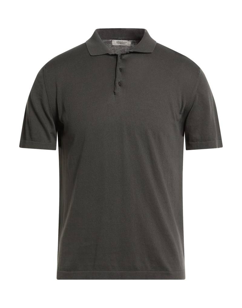 CROSSLEY Poloshirt Herren Braungrau von CROSSLEY