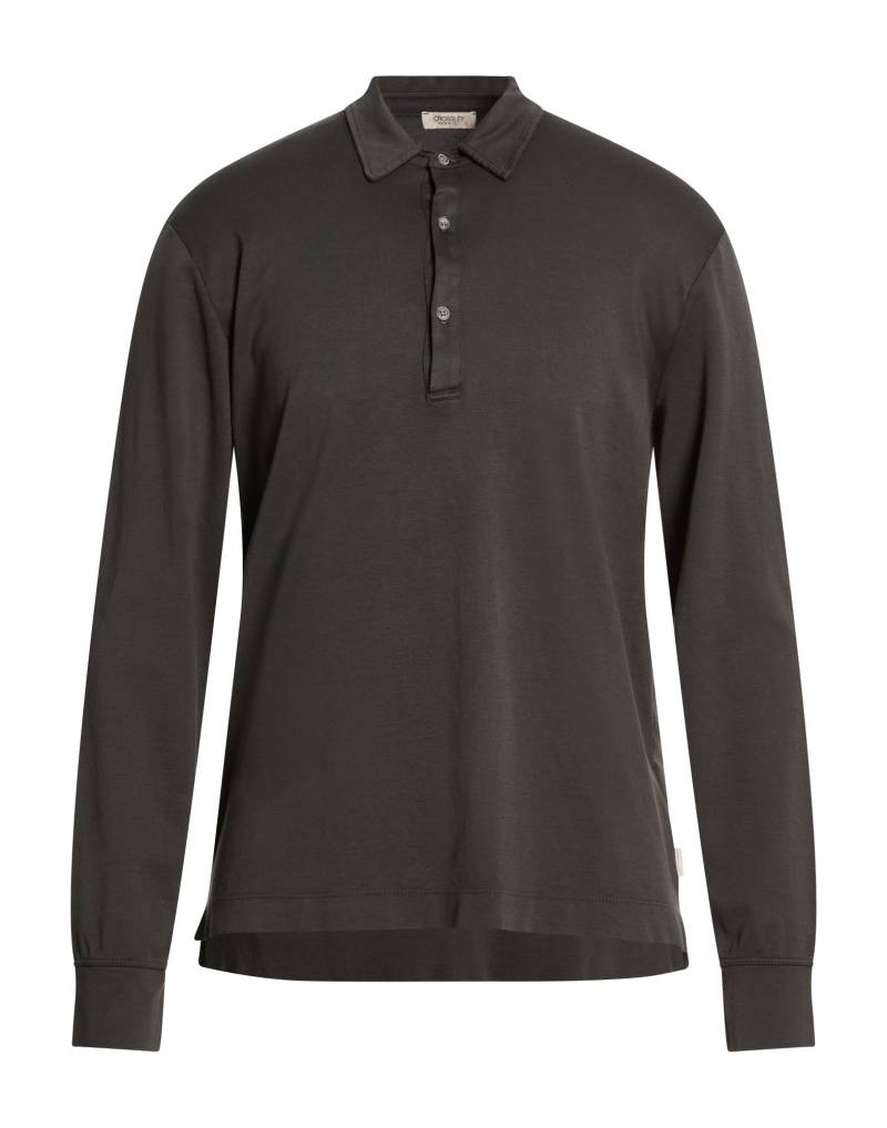 CROSSLEY Poloshirt Herren Braungrau von CROSSLEY