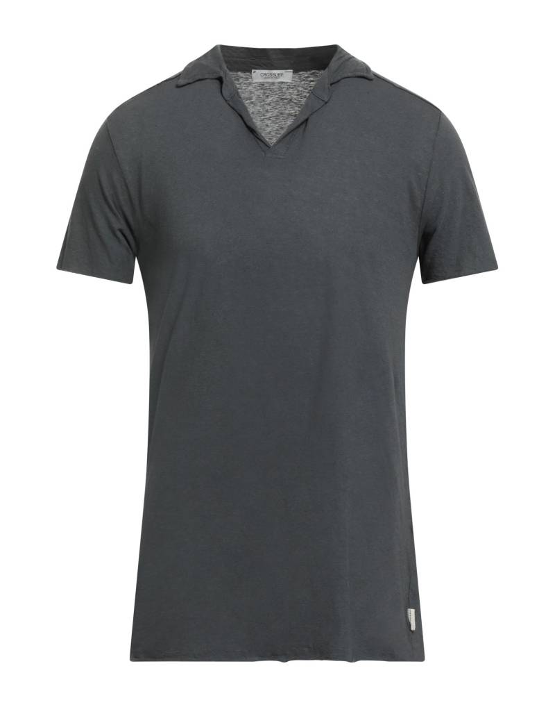 CROSSLEY Poloshirt Herren Braungrau von CROSSLEY