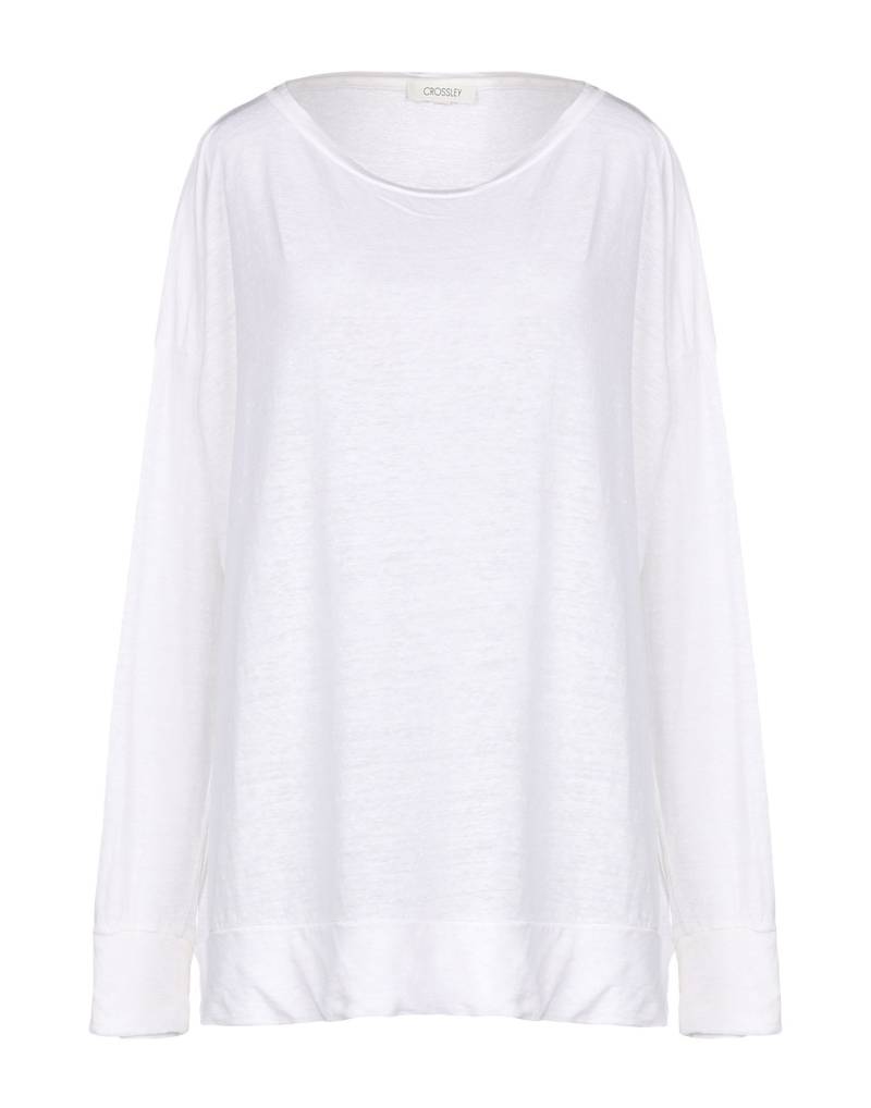 CROSSLEY Pullover Damen Weiß von CROSSLEY