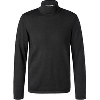 CROSSLEY Herren Rollkragenpullover grau unifarben von CROSSLEY