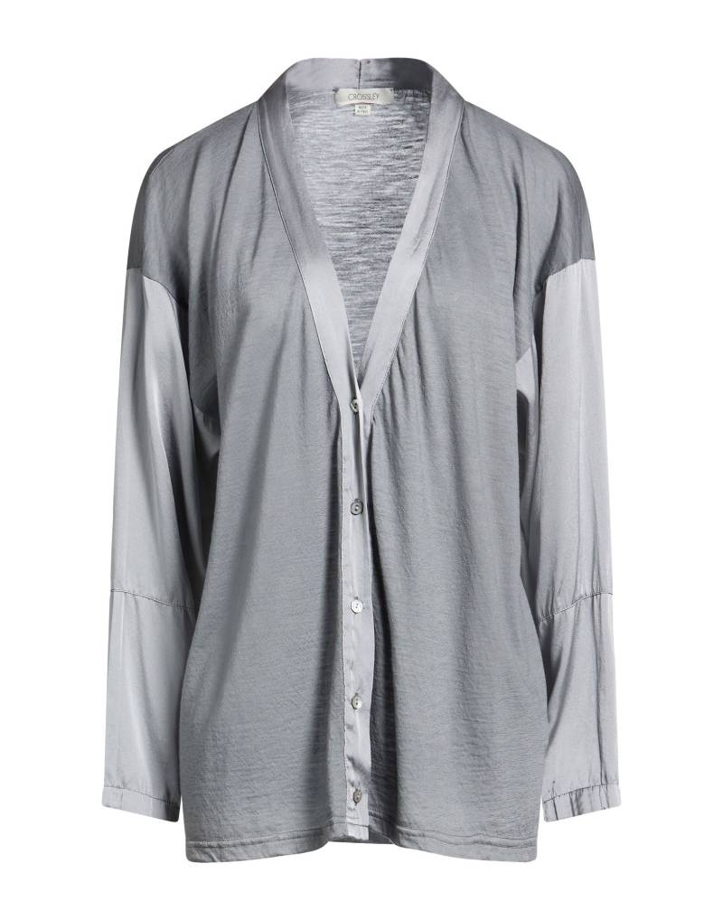CROSSLEY Strickjacke Damen Grau von CROSSLEY