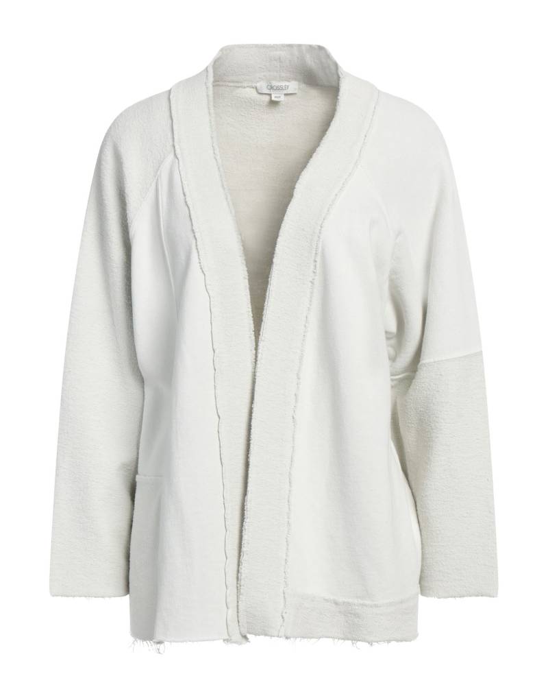 CROSSLEY Strickjacke Damen Hellgrau von CROSSLEY