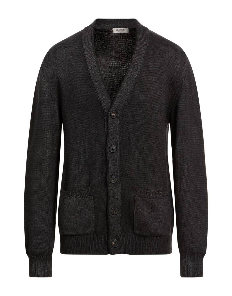 CROSSLEY Strickjacke Herren Braungrau von CROSSLEY